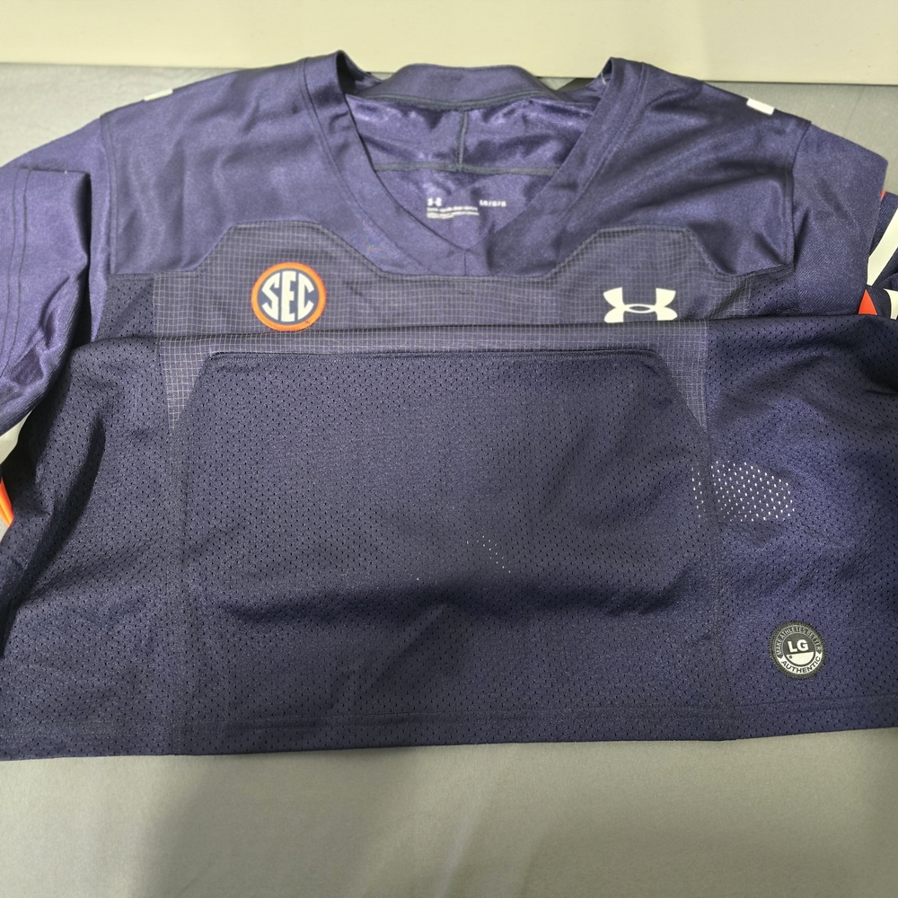 Under Armour Men's Navy Auburn Shirt - Picture 6 of 7
